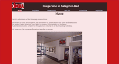 Desktop Screenshot of cinema-salzgitter.de